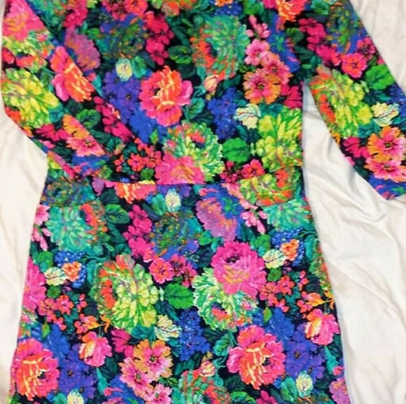 I, Madeline Multi-Colored Floral Mini dress - Picture 2 of 8